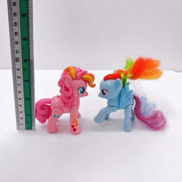 My Little Pony Mini Pinkie Pie, Rainbow Dash 2013,2015 Hasbro Pink Horse Toy MLP - Picture 7 of 7